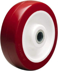 Hamilton - 6 Inch Diameter x 2 Inch Wide, Polyurethane on Polypropylene Caster Wheel - 1,100 Lb. Capacity, 2-3/16 Inch Hub Length, 5/8 Inch Axle Diameter, Straight Roller Bearing - Eagle Tool & Supply