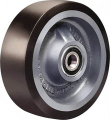 Hamilton - 8 Inch Diameter x 2 Inch Wide, Polyurethane on Cast Iron Caster Wheel - 1,950 Lb. Capacity, 2-1/2 Inch Hub Length, 3/4 Inch Axle Diameter, Tapered Roller Bearing - Eagle Tool & Supply