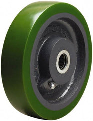 Hamilton - 6 Inch Diameter x 1-1/2 Inch Wide, Polyurethane on Cast Iron Caster Wheel - 850 Lb. Capacity, 1-3/4 Inch Hub Length, 3/4 Inch Axle Diameter, Straight Roller Bearing - Eagle Tool & Supply