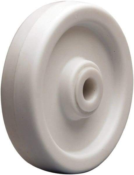 Hamilton - 6 Inch Diameter x 1-1/2 Inch Wide, Polyolefin Caster Wheel - 600 Lb. Capacity, 1-5/8 Inch Hub Length, 3/4 Inch Axle Diameter, Straight Roller Bearing - Eagle Tool & Supply