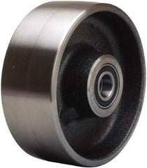 Hamilton - 5 Inch Diameter x 2 Inch Wide, Forged Steel Caster Wheel - 2,000 Lb. Capacity, 2-1/4 Inch Hub Length, 1/2 Inch Axle Diameter, Precision Ball Bearing - Eagle Tool & Supply