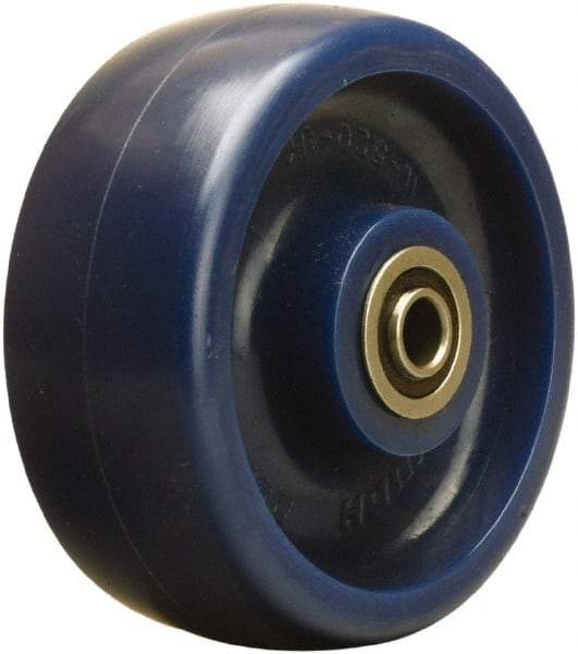 Hamilton - 5 Inch Diameter x 2 Inch Wide, Polyurethane Caster Wheel - 900 Lb. Capacity, 2-7/16 Inch Hub Length, 1/2 Inch Axle Diameter, Sealed Precision Ball Bearing - Eagle Tool & Supply