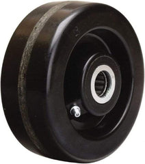 Hamilton - 5 Inch Diameter x 2 Inch Wide, Phenolic Caster Wheel - 1,000 Lb. Capacity, 2-3/16 Inch Hub Length, 3/4 Inch Axle Diameter, Straight Roller Bearing - Eagle Tool & Supply