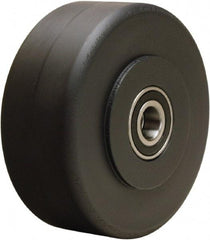 Hamilton - 5 Inch Diameter x 2 Inch Wide, Nylon Caster Wheel - 2,150 Lb. Capacity, 2-1/4 Inch Hub Length, 1/2 Inch Axle Diameter, Precision Ball Bearing - Eagle Tool & Supply