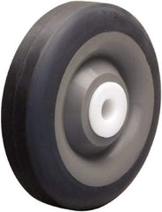 Hamilton - 5 Inch Diameter x 1-3/8 Inch Wide, Rubber on Thermoplastic Caster Wheel - 275 Lb. Capacity, 1-1/2 Inch Hub Length, 1/2 Inch Axle Diameter, Delrin Bearing - Eagle Tool & Supply