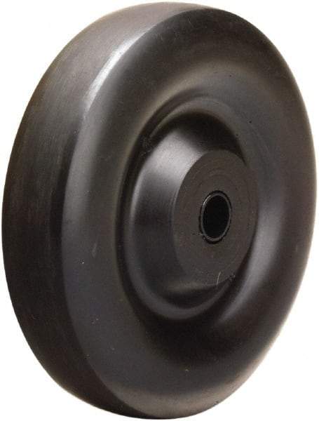 Hamilton - 5 Inch Diameter x 1-5/16 Inch Wide, Hard Rubber Caster Wheel - 280 Lb. Capacity, 1-1/2 Inch Hub Length, 1/2 Inch Axle Diameter, Self-Lube Bearing - Eagle Tool & Supply