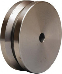 Hamilton - 4 Inch Diameter x 1-3/8 Inch Wide, Stainless Steel Caster Wheel - 550 Lb. Capacity, 1-3/8 Inch Hub Length, 1/2 Inch Axle Diameter, Plain Bore Bearing - Eagle Tool & Supply