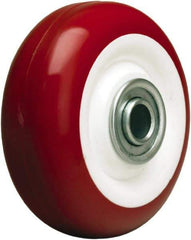Hamilton - 3-1/2 Inch Diameter x 1-3/8 Inch Wide, Polyurethane on Polypropylene Caster Wheel - 350 Lb. Capacity, 1-5/8 Inch Hub Length, 3/8 Inch Axle Diameter, Ball Bearing - Eagle Tool & Supply