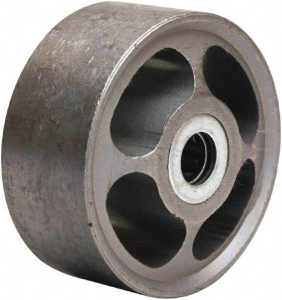 Hamilton - 3 Inch Diameter x 1-1/4 Inch Wide, Sintered Iron Caster Wheel - 250 Lb. Capacity, 1-9/16 Inch Hub Length, 1/2 Inch Axle Diameter, Straight Roller Bearing - Eagle Tool & Supply