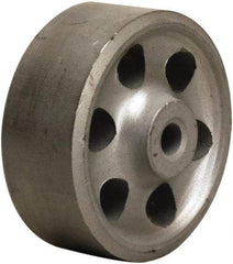 Hamilton - 2-3/4 Inch Diameter x 1-1/2 Inch Wide, Cast Iron Caster Wheel - 250 Lb. Capacity, 1-5/8 Inch Hub Length, 1/2 Inch Axle Diameter, Straight Roller Bearing - Eagle Tool & Supply