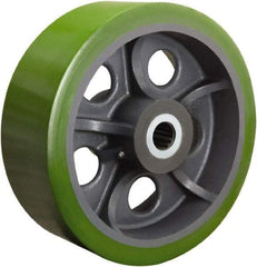Hamilton - 14 Inch Diameter x 5 Inch Wide, Polyurethane on Cast Iron Caster Wheel - 5,500 Lb. Capacity, 5-1/4 Inch Hub Length, 1-1/2 Inch Axle Diameter, Tapered Roller Bearing - Eagle Tool & Supply