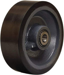 Hamilton - 12 Inch Diameter x 4 Inch Wide, Polyurethane on Forged Steel Caster Wheel - 7,800 Lb. Capacity, 4-1/4 Inch Hub Length, 1-1/2 Inch Axle Diameter, Tapered Roller Bearing - Eagle Tool & Supply