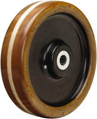 Hamilton - 12 Inch Diameter x 3 Inch Wide, Phenolic Caster Wheel - 4,400 Lb. Capacity, 3-1/4 Inch Hub Length, 3/4 Inch Axle Diameter, Tapered Roller Bearing - Eagle Tool & Supply