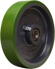 Hamilton - 12 Inch Diameter x 3 Inch Wide, Polyurethane on Cast Iron Caster Wheel - 3,500 Lb. Capacity, 3-1/4 Inch Hub Length, 1-1/4 Inch Axle Diameter, Tapered Roller Bearing - Eagle Tool & Supply