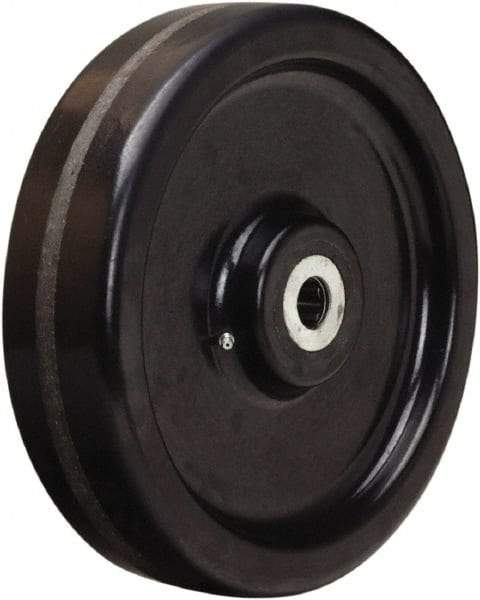 Hamilton - 12 Inch Diameter x 3 Inch Wide, Phenolic Caster Wheel - 3,500 Lb. Capacity, 3-1/4 Inch Hub Length, 1 Inch Axle Diameter, Tapered Roller Bearing - Eagle Tool & Supply