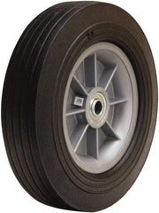 Hamilton - 10 Inch Diameter x 2-3/4 Inch Wide, Rubber on Polypropylene Caster Wheel - 500 Lb. Capacity, 2-1/4 Inch Hub Length, 5/8 Inch Axle Diameter, Ball Bearing - Eagle Tool & Supply