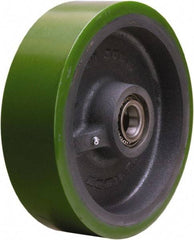 Hamilton - 10 Inch Diameter x 3 Inch Wide, Polyurethane on Cast Iron Caster Wheel - 3,000 Lb. Capacity, 3-1/4 Inch Hub Length, 1-1/4 Inch Axle Diameter, Tapered Roller Bearing - Eagle Tool & Supply