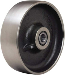 Hamilton - 10 Inch Diameter x 3 Inch Wide, Forged Steel Caster Wheel - 6,500 Lb. Capacity, 3-1/4 Inch Hub Length, 2-3/16 Inch Axle Diameter, Plain Bore Bearing - Eagle Tool & Supply