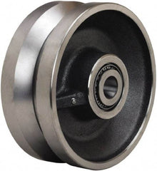 Hamilton - 10 Inch Diameter x 4 Inch Wide, Forged Steel Caster Wheel - 16,000 Lb. Capacity, 4-1/4 Inch Hub Length, 1-1/4 Inch Axle Diameter, Tapered Roller Bearing - Eagle Tool & Supply