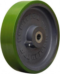 Hamilton - 12 Inch Diameter x 3 Inch Wide, Polyurethane on Cast Iron Caster Wheel - 3,500 Lb. Capacity, 3-1/4 Inch Hub Length, 1 Inch Axle Diameter, Straight Roller Bearing - Eagle Tool & Supply
