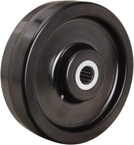 Hamilton - 12 Inch Diameter x 3-1/2 Inch Wide, Phenolic Caster Wheel - 4,000 Lb. Capacity, 4-1/4 Inch Hub Length, 1-1/4 Inch Axle Diameter, Straight Roller Bearing - Eagle Tool & Supply