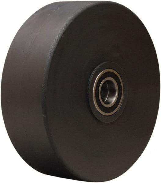 Hamilton - 12 Inch Diameter x 4 Inch Wide, Nylon Caster Wheel - 10,000 Lb. Capacity, 4-1/4 Inch Hub Length, 1-1/4 Inch Axle Diameter, Precision Ball Bearing - Eagle Tool & Supply