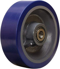 Hamilton - 12 Inch Diameter x 4 Inch Wide, Polyurethane on Forged Steel Caster Wheel - 6,000 Lb. Capacity, 4-1/4 Inch Hub Length, 1-1/4 Inch Axle Diameter, Tapered Roller Bearing - Eagle Tool & Supply