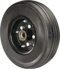 Hamilton - 21 Inch Diameter x 6 Inch Wide, Rubber Caster Wheel - 4,200 Lb. Capacity, 4-1/2 Inch Hub Length, 1-1/4 Inch Axle Diameter, Tapered Roller Bearing - Eagle Tool & Supply