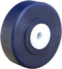 Hamilton - 4 Inch Diameter x 1-1/4 Inch Wide, Polyurethane Caster Wheel - 500 Lb. Capacity, 1-9/16 Inch Hub Length, 1/2 Inch Axle Diameter, Delrin Bearing - Eagle Tool & Supply