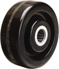 Hamilton - 4 Inch Diameter x 1-1/2 Inch Wide, Phenolic Caster Wheel - 600 Lb. Capacity, 1-5/8 Inch Hub Length, 1-3/16 Inch Axle Diameter, Plain Bore Bearing - Eagle Tool & Supply