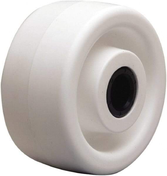Hamilton - 4 Inch Diameter x 2 Inch Wide, Polyolefin Caster Wheel - 550 Lb. Capacity, 2-3/16 Inch Hub Length, 3/4 Inch Axle Diameter, Delrin Bearing - Eagle Tool & Supply
