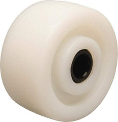 Hamilton - 4 Inch Diameter x 2 Inch Wide, Nylon Caster Wheel - 800 Lb. Capacity, 2-3/16 Inch Hub Length, 3/4 Inch Axle Diameter, Delrin Bearing - Eagle Tool & Supply