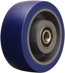 Hamilton - 5 Inch Diameter x 2 Inch Wide, Polyurethane on Cast Iron Caster Wheel - 840 Lb. Capacity, 2-1/2 Inch Hub Length, 1/2 Inch Axle Diameter, Sealed Precision Ball Bearing - Eagle Tool & Supply