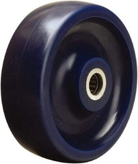 Hamilton - 6 Inch Diameter x 2 Inch Wide, Polyurethane Caster Wheel - 1,100 Lb. Capacity, 2-3/16 Inch Hub Length, 5/8 Inch Axle Diameter, Straight Roller Bearing - Eagle Tool & Supply