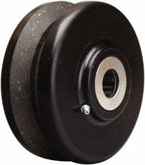 Hamilton - 6 Inch Diameter x 2-1/2 Inch Wide, Phenolic Caster Wheel - 1,120 Lb. Capacity, 3-1/4 Inch Hub Length, 1 Inch Axle Diameter, Straight Roller Bearing - Eagle Tool & Supply