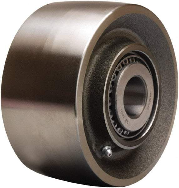 Hamilton - 6 Inch Diameter x 3 Inch Wide, Forged Steel Caster Wheel - 12,000 Lb. Capacity, 3-1/4 Inch Hub Length, 1 Inch Axle Diameter, Tapered Roller Bearing - Eagle Tool & Supply