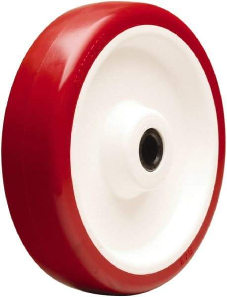 Hamilton - 8 Inch Diameter x 2 Inch Wide, Polyurethane on Polypropylene Caster Wheel - 1,000 Lb. Capacity, 2-3/16 Inch Hub Length, 3/4 Inch Axle Diameter, Delrin Bearing - Eagle Tool & Supply