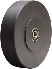 Hamilton - 8 Inch Diameter x 2 Inch Wide, Nylon Caster Wheel - 2,500 Lb. Capacity, 2-1/4 Inch Hub Length, 1/2 Inch Axle Diameter, Stainless Steel Precision Ball Bearing - Eagle Tool & Supply