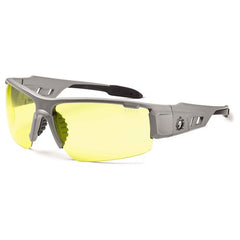 DAGR Yellow Lens Matte Gray Safety Glasses - Eagle Tool & Supply