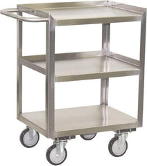 Jamco - 24" Wide x 35" High x 18" Deep, Mobile Work Stand - 1,200 Lb Capacity, 11" Shelf Clearance - Eagle Tool & Supply