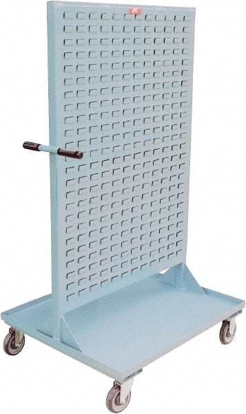 Jamco - Louvered Panel Cart - 36 Inch Overall Width x 30 Inch Overall Depth x 64 Inch Overall Height - Eagle Tool & Supply