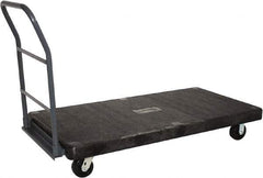 Jamco - 2,500 Lb Capacity Platform Truck - Structural Foam Deck, 48" OAW, 10" Platform Height, Phenolic Casters - Eagle Tool & Supply