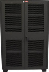 Jamco - 4 Shelf Visible Storage Cabinet - Steel, 48" Wide x 24" Deep x 78" High, Black - Eagle Tool & Supply