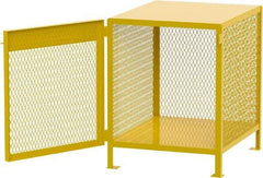 Jamco - Gas Cylinder Storage Cabinet - Steel, 40" Wide x 33" Deep x 40" High, Yellow - Eagle Tool & Supply