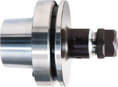 HAIMER - 0.5mm to 7mm Capacity, 3" Projection, HSK80F Hollow Taper, ER11 Collet Chuck - 0.0001" TIR, Through-Spindle & DIN Flange Coolant - Exact Industrial Supply