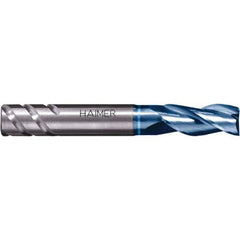 1/8″ Diam 3-Flute Variable Helix Solid Carbide Square Roughing & Finishing End Mill AlTiN Finish, 1/4″ LOC, 2″ OAL, 1/4″ Shank Diam