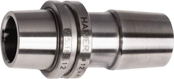 HAIMER - 12mm Hole Diam, HSK25E Taper Shank Shrink Fit Tool Holder & Adapter - 40mm Projection, 18mm Nose Diam, 26mm Clamping Depth, 25,000 RPM - Exact Industrial Supply