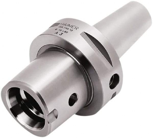 HAIMER - 10mm Hole Diam, C6 Taper Shank Shrink Fit Tool Holder & Adapter - 65mm Projection, 26.5mm Nose Diam, 43mm Clamping Depth, 25,000 RPM - Exact Industrial Supply