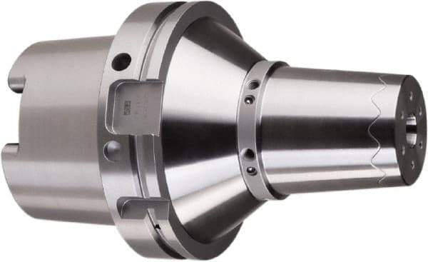 HAIMER - 16mm Hole Diam, HSK125A Taper Shank Shrink Fit Tool Holder & Adapter - 130mm Projection, 51mm Nose Diam, 50mm Clamping Depth, 25,000 RPM, Through Coolant - Exact Industrial Supply