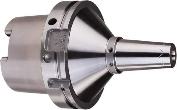 HAIMER - 10mm Hole Diam, HSK125A Taper Shank Shrink Fit Tool Holder & Adapter - 200mm Projection, 27mm Nose Diam, 42mm Clamping Depth, 25,000 RPM, Through Coolant - Exact Industrial Supply